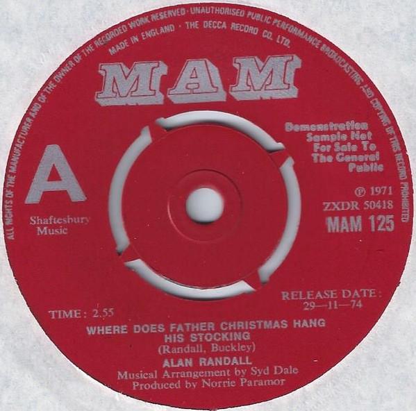 Alan Randall - Where Does Father Christmas Hang His Stocking