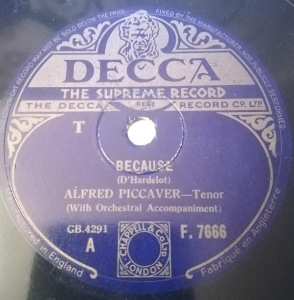 Alfred Piccaver - Because