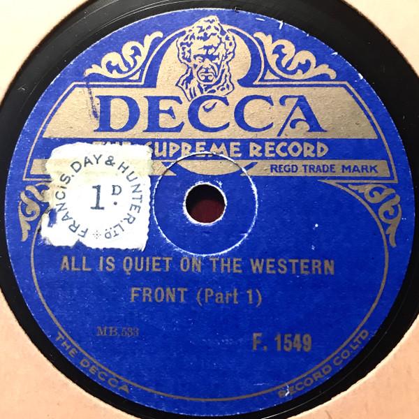  - All Is Quiet On The Western Front Parts 1 & 2