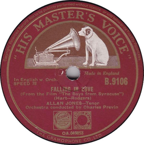 Allan Jones (5) - Falling In Love / Who Are You?