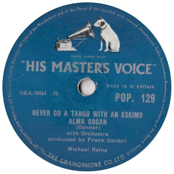 Alma Cogan - Never Do A Tango With An Eskimo / Twenty Tiny Fingers