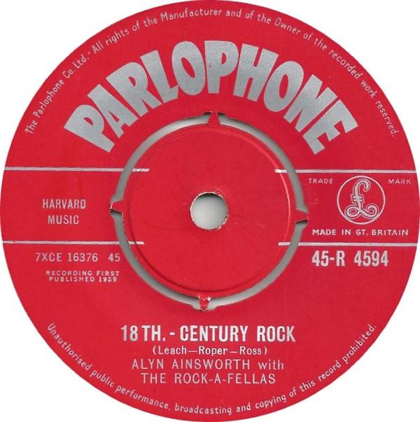 Alyn Ainsworth, The Rock-A-Fellas (4) - 18th. - Century Rock