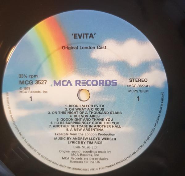 Andrew Lloyd Webber And Tim Rice - Evita (Original London Cast Recording)