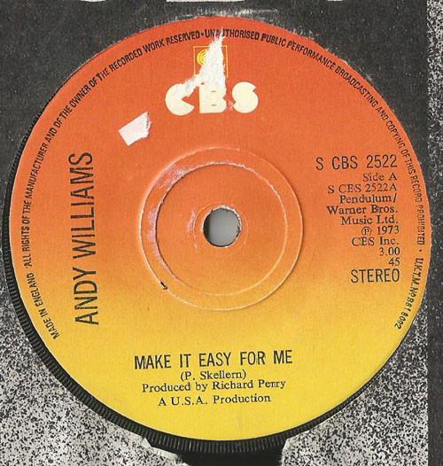 Andy Williams - Make It Easy For Me