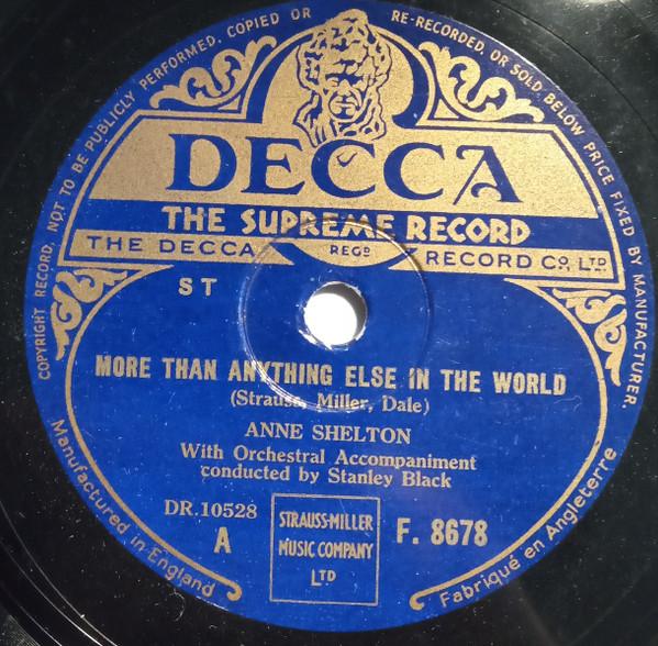Anne Shelton - More Than Anything Else In The World / The Boy That Broke My Heart