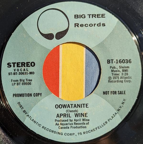 April Wine - Oowatanite