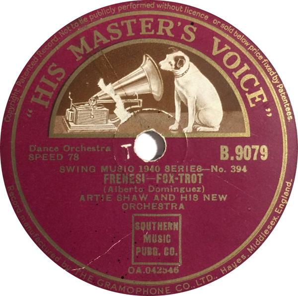 Artie Shaw And His Orchestra - Adios, Mariquita Linda / Frenesi