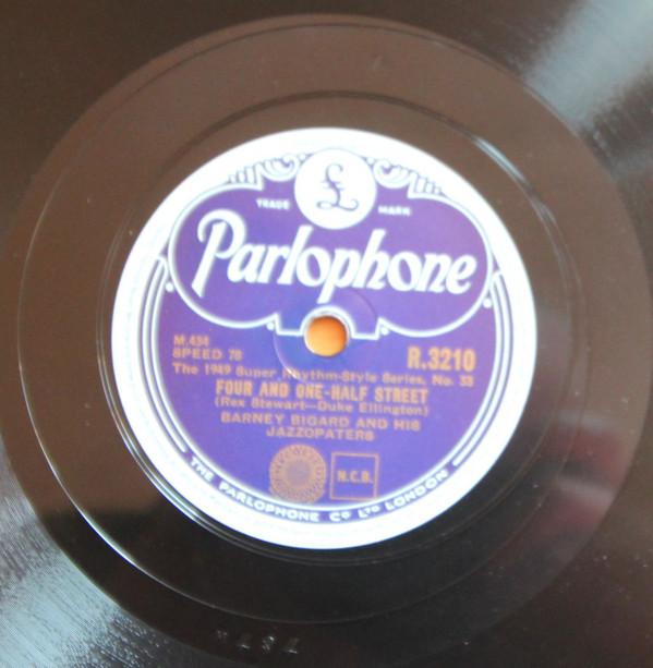 Barney Bigard And His Jazzopaters, Barney Bigard And His Orchestra - Four And One-Half Street / Stompy Jones