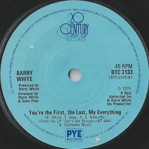 Barry White - You're The First, The Last, My Everything
