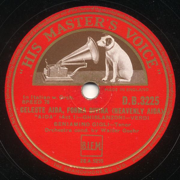 Beniamino Gigli, Maria Caniglia - Celeste Aida, Forma Divina (Heavenly Aida)