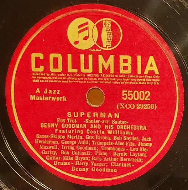 Benny Goodman And His Orchestra - Superman / More Than You Know