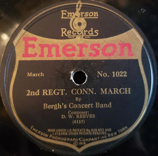 Bergh's Concert Band - 2nd Regt. Conn. March / Baltimore Centennial March