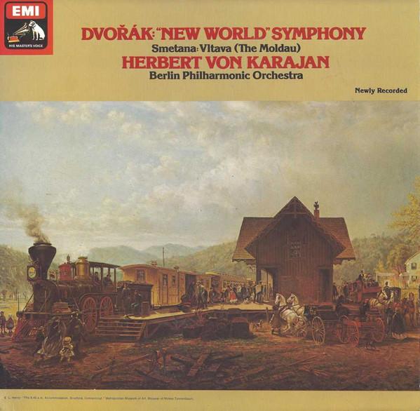Berliner Philharmoniker, Antonín Dvořák, Herbert von Karajan, Bedřich Smetana - "New World" Symphony / Vltava (The Moldau)