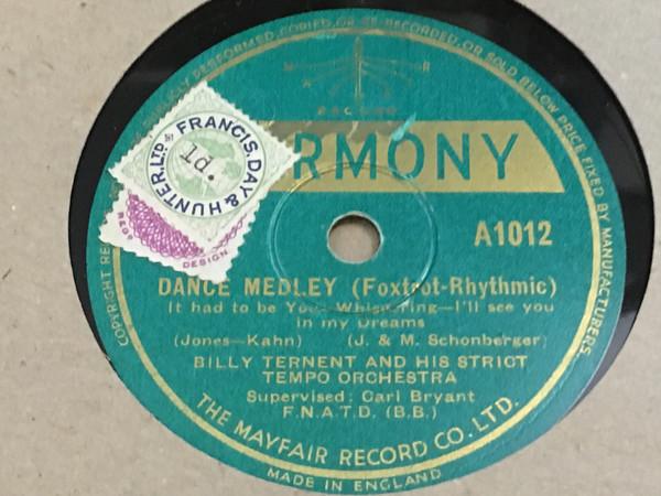 Billy Ternent - Moonlight Serenade / Dance Medley