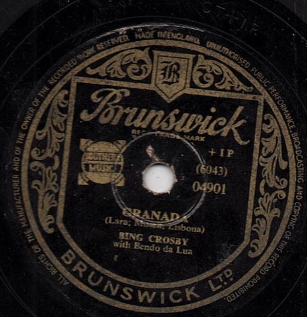 Bing Crosby, Bando Da Lua - Granada / Copacabana