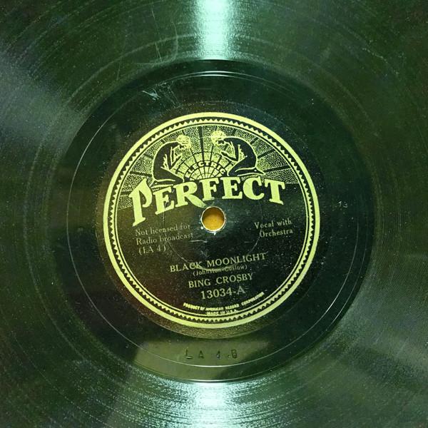 Bing Crosby, Isham Jones Orchestra - Black Moonlight / Sweet Georgia Brown