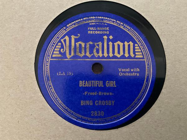 Bing Crosby - Beautiful Girl