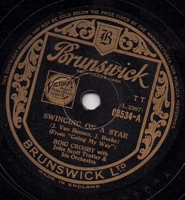 Bing Crosby - Swinging On A Star / Going My Way
