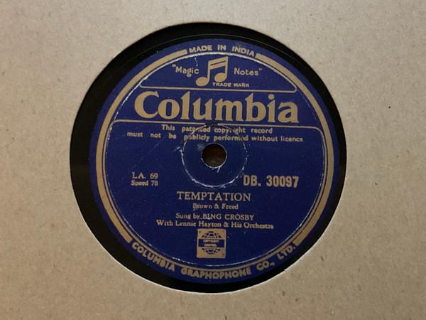 Bing Crosby - Temptation / Thanks 