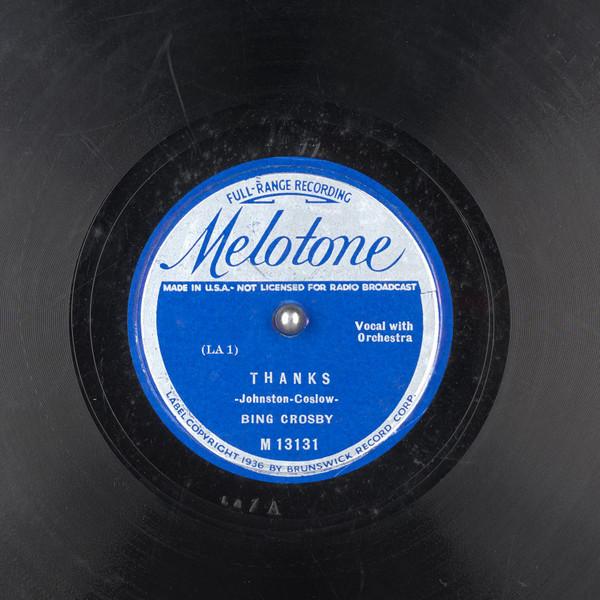 Bing Crosby - Thanks / Home On The Range