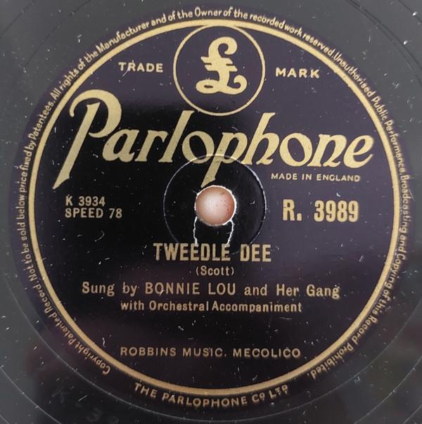 Bonnie Lou, Bonnie Lou And Her Gang - Tweedle Dee / The Finger Of Suspicion Points At You