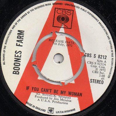Boones Farm - If You Can't Be My Woman