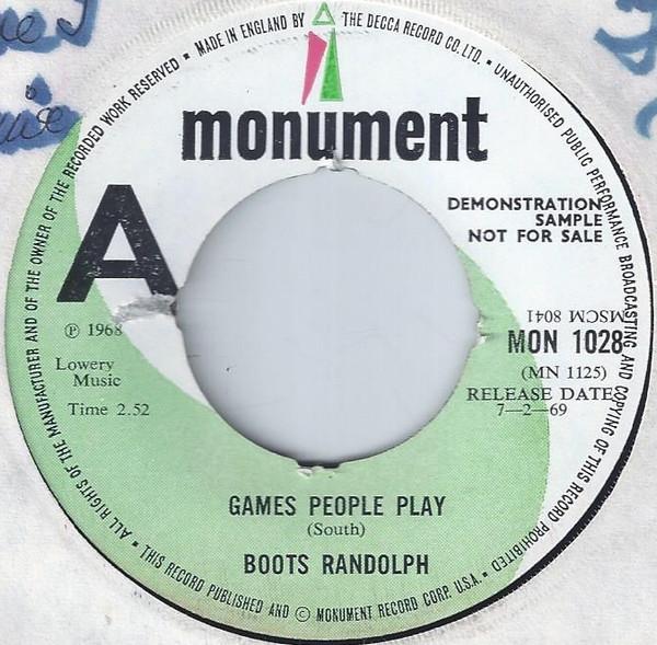 Boots Randolph - Games People Play