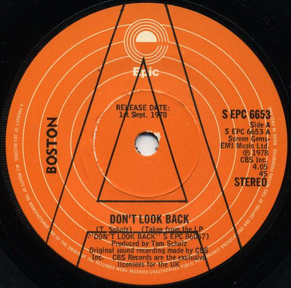Boston - Don't Look Back