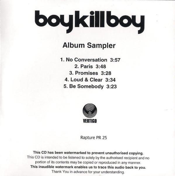 Boy Kill Boy - Album Sampler