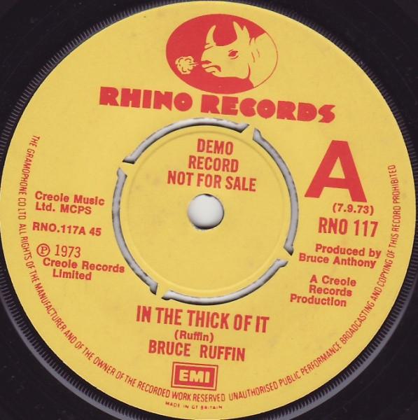 Bruce Ruffin - In The Thick Of It / Walk In My Footsteps