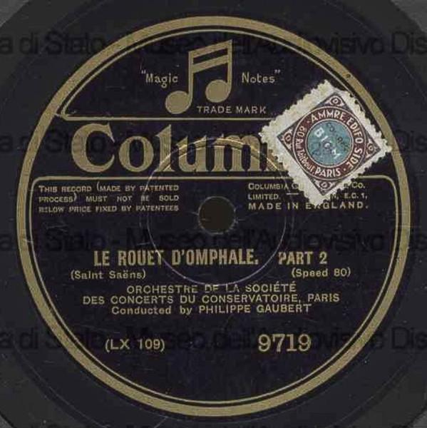 Camille Saint-Saëns, Philippe Gaubert (2), Orchestre Du Conservatoire de Paris - Le Rouet D'Omphale