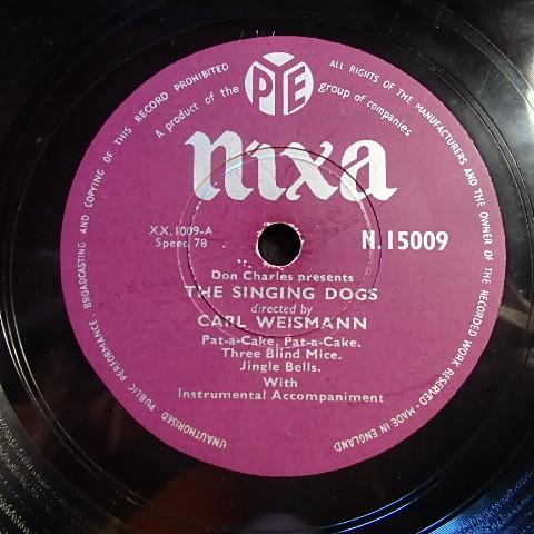 Carl Weismann, The Singing Dogs, Don Charles - The Singing Dogs