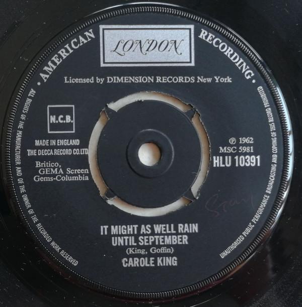Carole King - It Might As Well Rain Until September