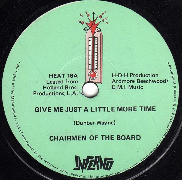 Chairmen Of The Board - Give Me Just A Little More Time
