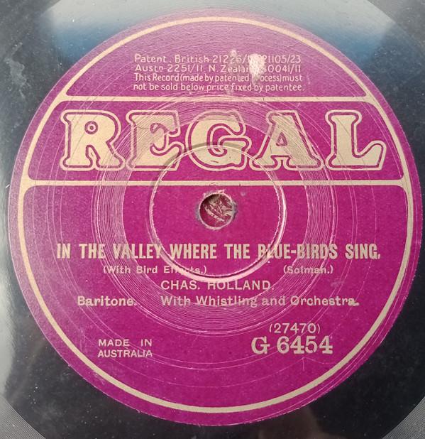 Charles Holland - Beautiful Bird, Sing On / In The Valley Where The Bluebirds Sing