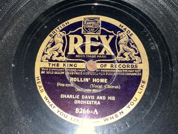 Charlie Davis And His Orchestra, Frank Luther And His Orchestra - Rollin’ Home / Spellbound 