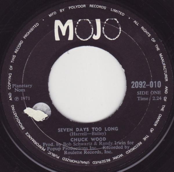 Chuck Wood - Seven Days Too Long