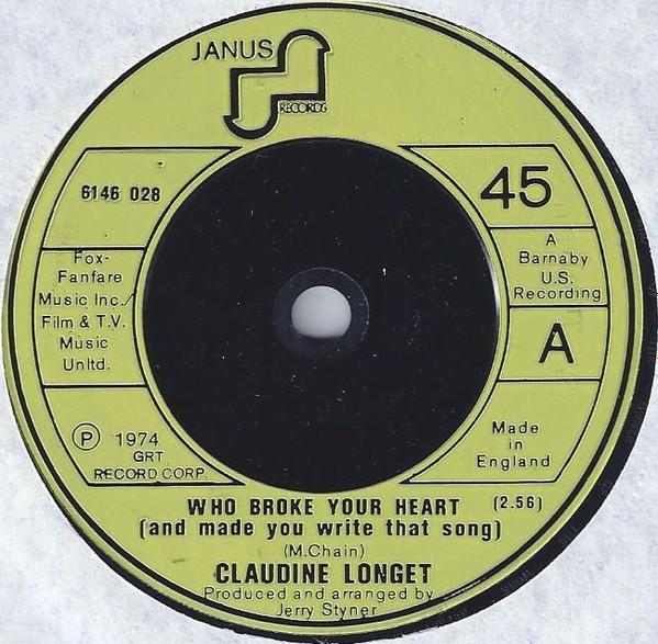 Claudine Longet - Who Broke Your Heart (And Made You Write That Song)