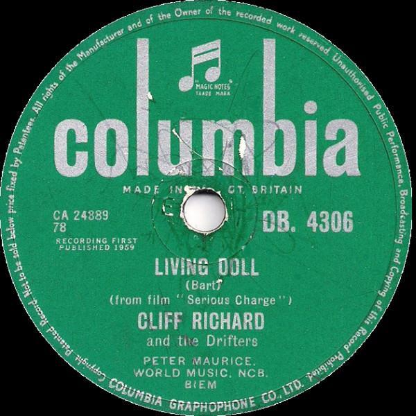 Cliff Richard & The Drifters - Living Doll / Apron Strings