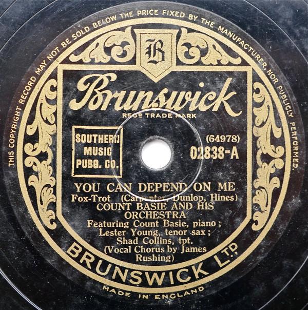 Count Basie Orchestra - You Can Depend On Me / Oh! Lady Be Good