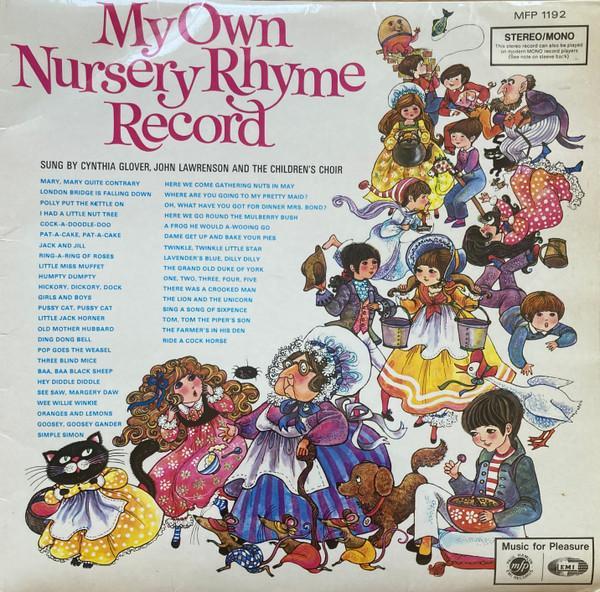Cynthia Glover, John Lawrenson, The Children's Choir  - My Own Nursery Rhyme Record