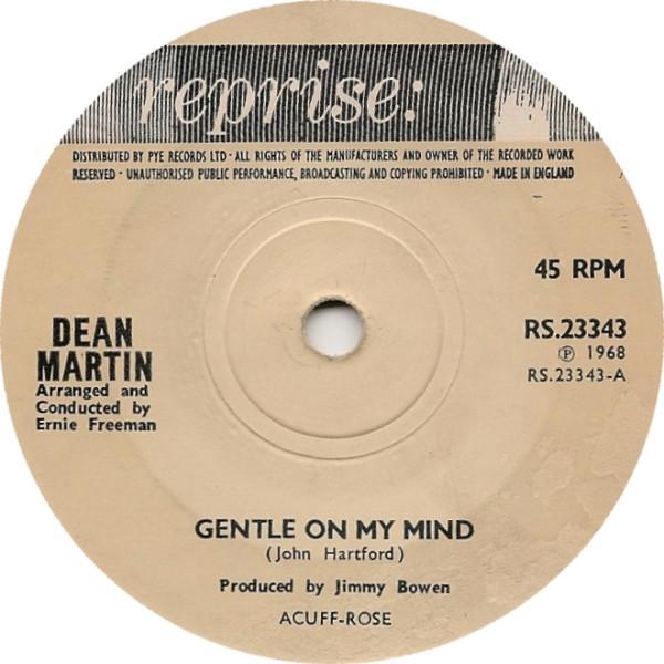 Dean Martin - Gentle On My Mind
