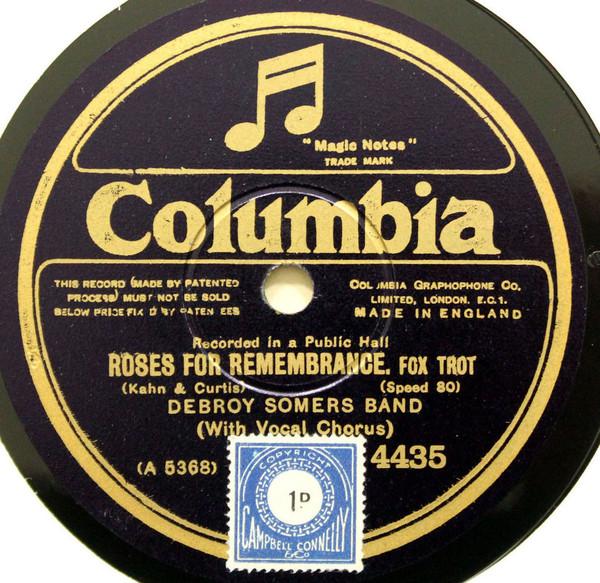 Debroy Somers Band - Roses For Remembrance / In A Little Spanish Town