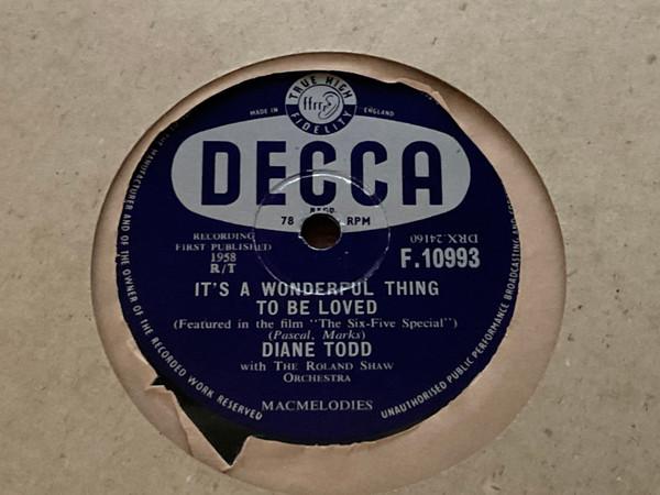 Diane Todd, The Roland Shaw Orchestra - You Are My Favourite Dream / It’s A Wonderful Thing To Be Loved 
