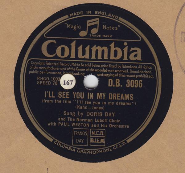 Doris Day - I'll See You In My Dreams / I Wish I Had A Girl