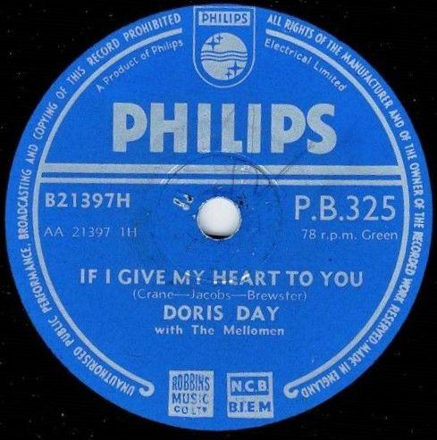 Doris Day - If I Give My Heart To You / Anyone Can Fall In Love