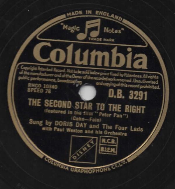 Doris Day - The Second Star To The Right / I'm Gonna Ring The Bell Tonight
