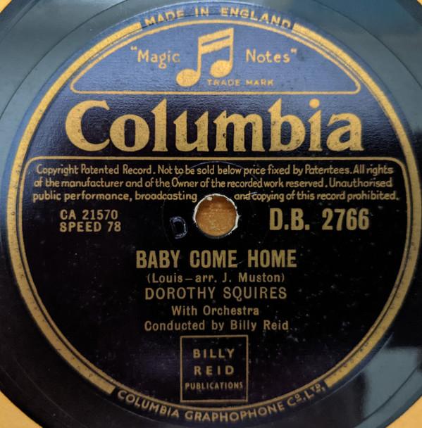 Dorothy Squires - Baby Come Home / Once In A While