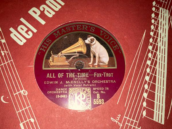 Edwin J. McEnelly's Orchestra, The Troubadours (5) - All Of The Time / Marie 