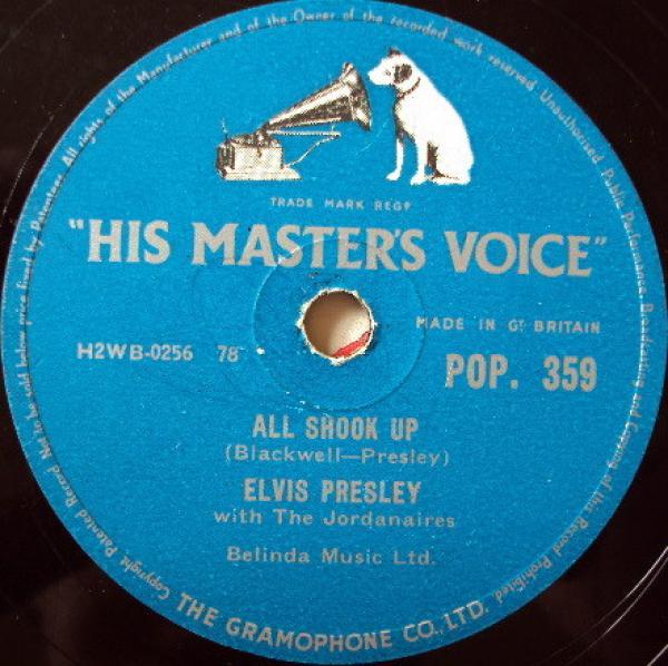 Elvis Presley, The Jordanaires - All Shook Up / That's When Your Heartaches Begin